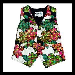 Vintage Colorful Vest Size M